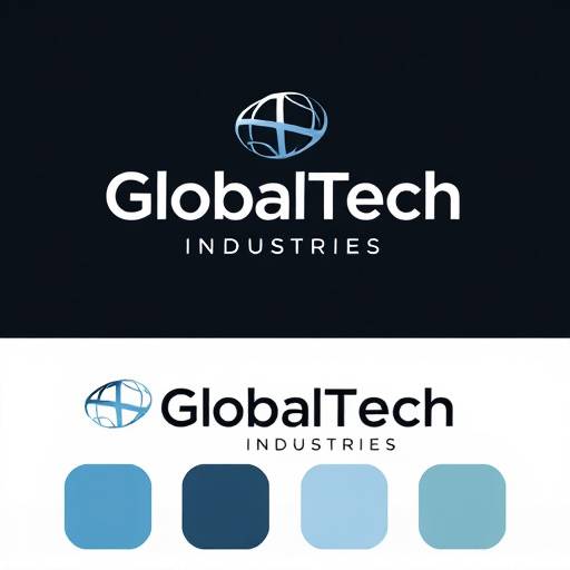 Logo of GlobalTech Industries, a multinational conglomerate with diverse business segments.